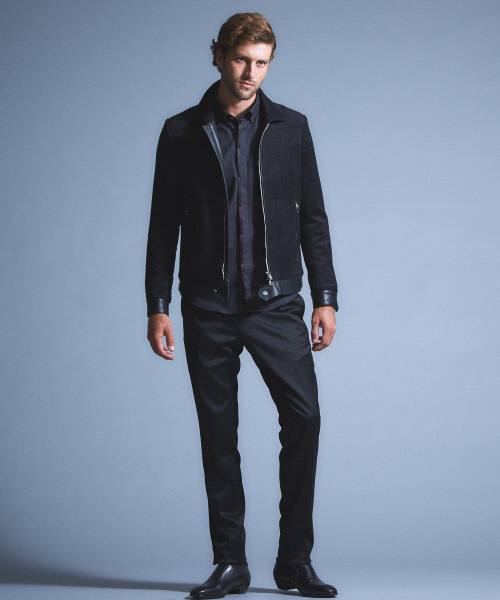 5351 POUR LES HOMMES(ゴーサンゴーイチプールオム)の「MONTI ストレッチドレスシャツ(シャツ/ブラウス・メンズ・ホワイト/ブラック・44/46/48)」の9枚目の写真