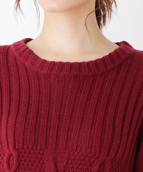 grove(グローブ)の「中綿&ニットワンピースセット(その他アウター・レディース・チャコールグレー/ブラック/ベージュ・02/03)」の5枚目の写真