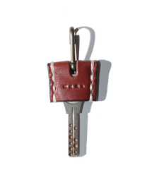 VIVIFY（ビビファイ）の「キーカバー/カラーステッチ/ブラウンレザー（キーケース/キーアクセサリー）」