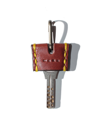 VIVIFY（ビビファイ）の「キーカバー/カラーステッチ/ブラウンレザー（キーケース/キーアクセサリー）」