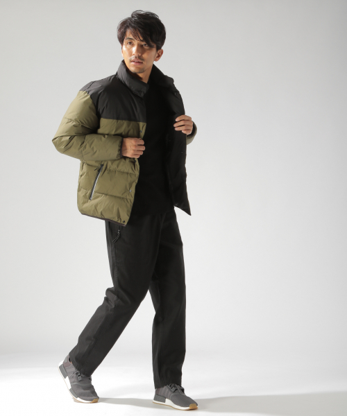 BAYFLOW(ベイフロー)の「中綿PADブルゾン(ブルゾン・メンズ・ブラック/パープル/カーキ・SMALL/MEDIUM/LARGE)」の4枚目の写真