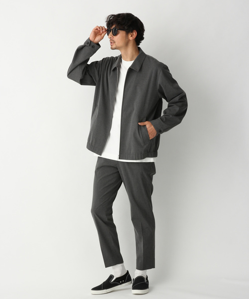 GLOBAL WORK(グローバルワーク)の「キャリーマンスイングトップ/814127(ブルゾン・メンズ・チャコールグレー/ブルー/ライトグレー・LARGE/SMALL/MEDIUM/X-LARGE)」の7枚目の写真