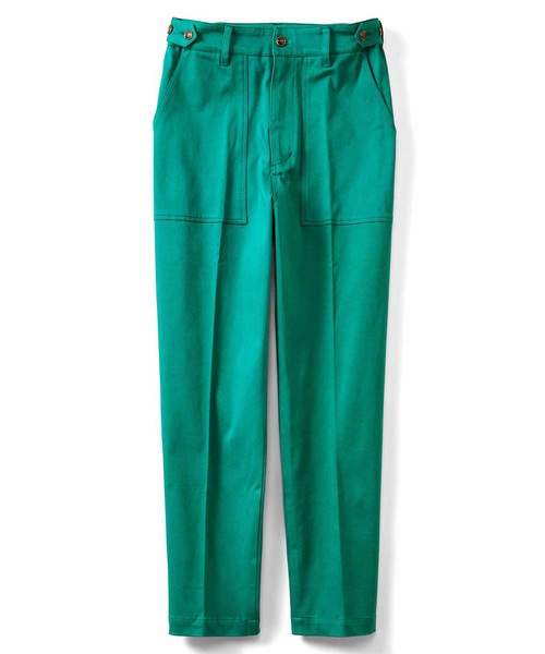 IEDIT（イディット）の「ＩＥＤＩＴ　カラーを楽しむ　ウエスト調整機能付きセンタープレスのきれいめベイカーパンツ（その他パンツ・レディース・ピンク/グリーン・5/6/8/9/3/4/7/1/2/10）」の7枚目の写真