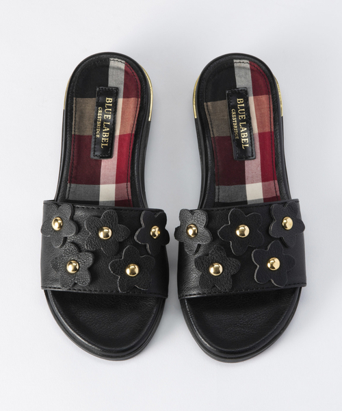 BLUE LABEL CRESTBRIDGE ブルーレーベル フラットサンダル BLUE LABEL CRESTBRIDGE（ブルーレーベルクレストブリッジ）の