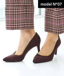 green label relaxing | ◆NO.07 D ポインテッド プレーン パンプス(7cmヒール)(パンプス)