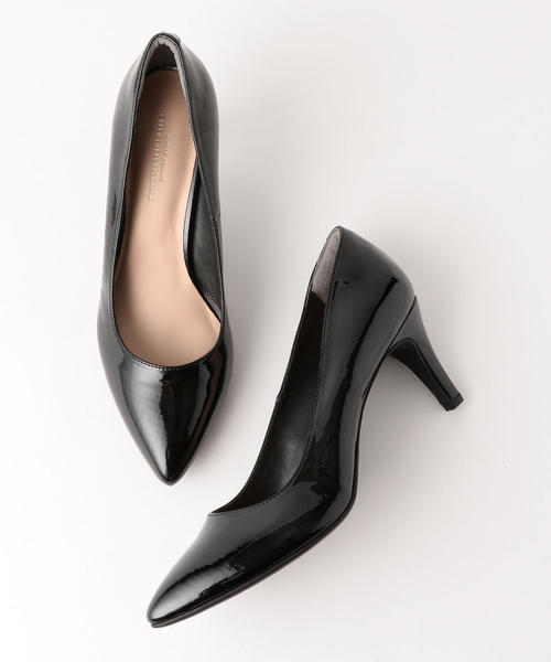 green label relaxing（グリーンレーベルリラクシング）の「◆NO.07 D ポインテッド プレーン パンプス(7cmヒール)（パンプス・レディース・ピンク/ブラック/モカ/ネイビー/その他1/その他2/ベージュ/ダークブラウン/グレー/オレンジ系その他・25.5cm/23.5cm/24cm/25cm/24.5cm/23cm/22.5cm/22cm）」の9枚目の写真