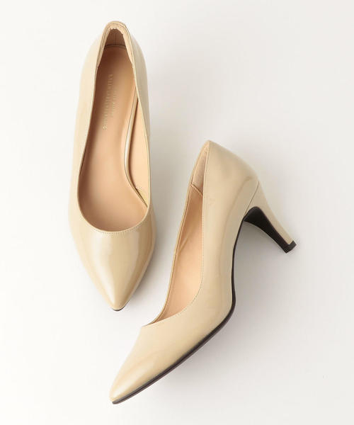 green label relaxing（グリーンレーベルリラクシング）の「◆NO.07 D ポインテッド プレーン パンプス(7cmヒール)（パンプス・レディース・ピンク/ブラック/モカ/ネイビー/その他1/その他2/ベージュ/ダークブラウン/グレー/オレンジ系その他・25.5cm/23.5cm/24cm/25cm/24.5cm/23cm/22.5cm/22cm）」の5枚目の写真