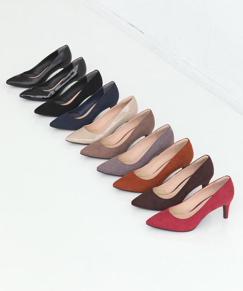 green label relaxing（グリーンレーベルリラクシング）の「◆NO.07 D ポインテッド プレーン パンプス(7cmヒール)（パンプス・レディース・ピンク/ブラック/モカ/ネイビー/その他1/その他2/ベージュ/ダークブラウン/グレー/オレンジ系その他・25.5cm/23.5cm/24cm/25cm/24.5cm/23cm/22.5cm/22cm）」の13枚目の写真