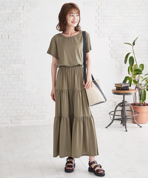 KOBE LETTUCE（コウベレタス）の「3ストラップベルトフラットサンダル（サンダル・レディース・ブラウン系その他/ブラック・L/LL/M/S）」の6枚目の写真