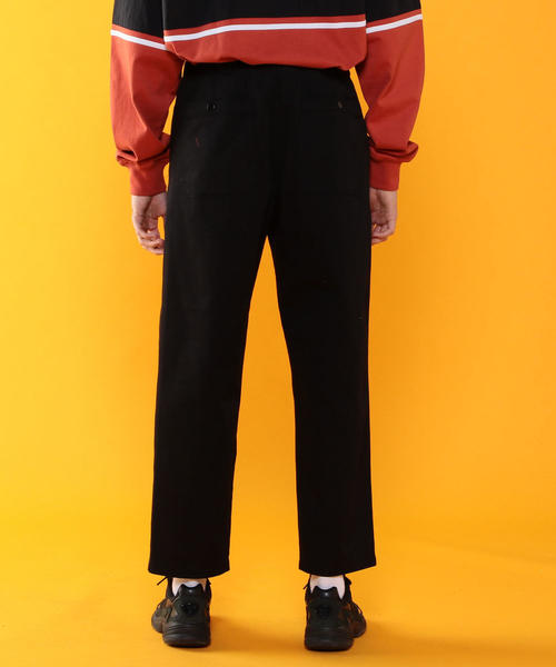 coen（コーエン）の「クールマックス(R)オールシーズンワンタックワイドバギーパンツ(UTILITY LINE)（チノパンツ・メンズ・ブラック/ベージュ・SMALL/LARGE/MEDIUM）」の9枚目の写真