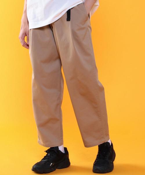 coen（コーエン）の「クールマックス(R)オールシーズンワンタックワイドバギーパンツ(UTILITY LINE)（チノパンツ・メンズ・ブラック/ベージュ・SMALL/LARGE/MEDIUM）」の20枚目の写真