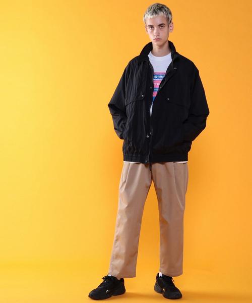 coen（コーエン）の「クールマックス(R)オールシーズンワンタックワイドバギーパンツ(UTILITY LINE)（チノパンツ・メンズ・ブラック/ベージュ・SMALL/LARGE/MEDIUM）」の19枚目の写真