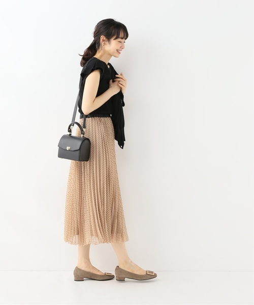 La TOTALITE（ラトータリテ）の「ハイツイストコットンフレンチTシャツ◆（Tシャツ/カットソー・レディース・ブラック/ホワイト/ベージュ・FREE）」の7枚目の写真