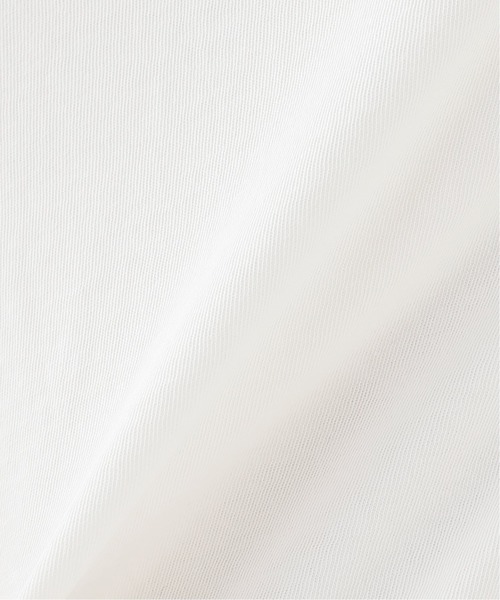 La TOTALITE（ラトータリテ）の「ハイツイストコットンフレンチTシャツ◆（Tシャツ/カットソー・レディース・ブラック/ホワイト/ベージュ・FREE）」の9枚目の写真