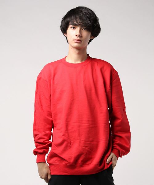 Champion(チャンピオン)の「Champion/チャンピオン オーバーサイズクルースウェット(スウェット・メンズ・ブラック/グレー/チャコールグレー/ライトグレー/ダークグリーン/ネイビー/ロイヤルブルー/レッド系その他/マルーン・SMALL/MEDIUM/LARGE/X-LARGE/XX-LARGE)」の18枚目の写真
