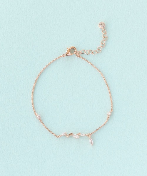 Phoebe（フィービィー）の「シャイニーティアリーフブレスレット（ブレスレット・レディース・ゴールド/ピンクゴールド・FREE）」の6枚目の写真