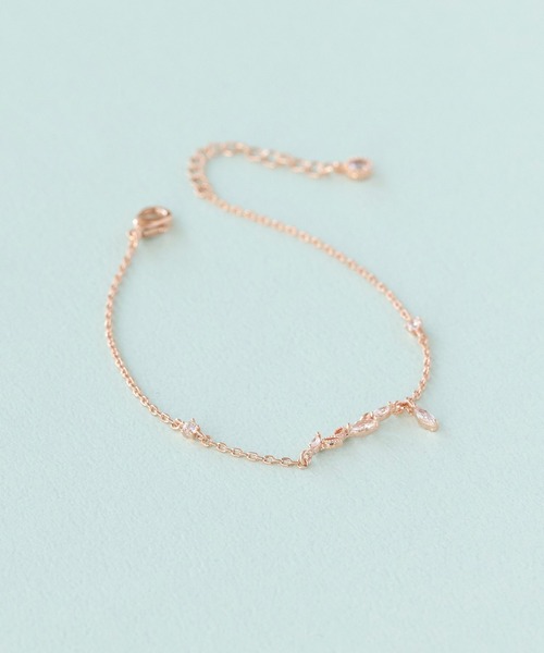 Phoebe（フィービィー）の「シャイニーティアリーフブレスレット（ブレスレット・レディース・ゴールド/ピンクゴールド・FREE）」の10枚目の写真