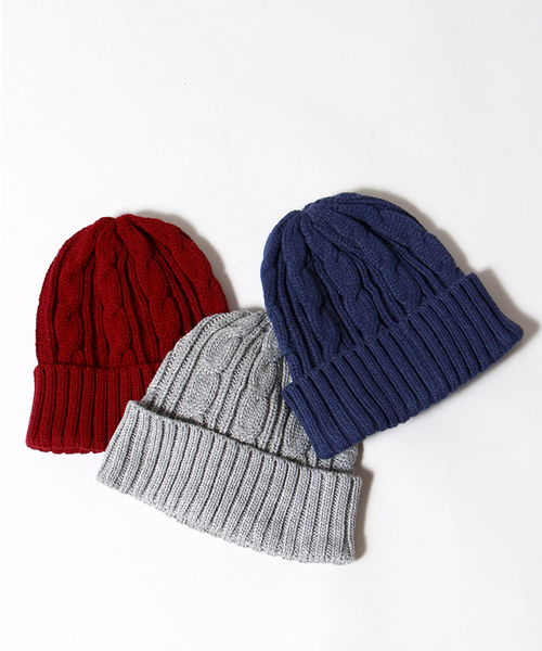 WEGO(ウィゴー)の「WEGO/ケーブルニットキャップ(ニットキャップ/ビーニー・メンズ・杢グレー/ネイビー/ワイン/ホワイト/ブラック系その他/ダークグリーン/イエロー系その他・FREE)」の13枚目の写真