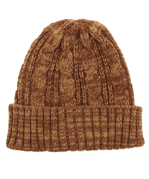 WEGO(ウィゴー)の「WEGO/ケーブルニットキャップ(ニットキャップ/ビーニー・メンズ・杢グレー/ネイビー/ワイン/ホワイト/ブラック系その他/ダークグリーン/イエロー系その他・FREE)」の12枚目の写真