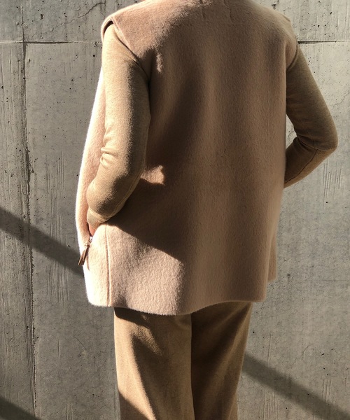 PARKS TOKYO SELECT（パークストウキョウセレクト）の「ﾌｧｰｼﾝﾌﾟﾙﾍﾞｽﾄ（ベスト・レディース・ベージュ/ブラウン・FREE）」の11枚目の写真