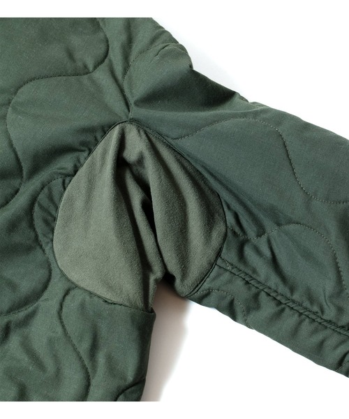 APPLEBUM（アップルバム）の「QUILT LINER JACKET（ミリタリージャケット・メンズ・カーキ・MEDIUM/LARGE/X-LARGE）」の9枚目の写真