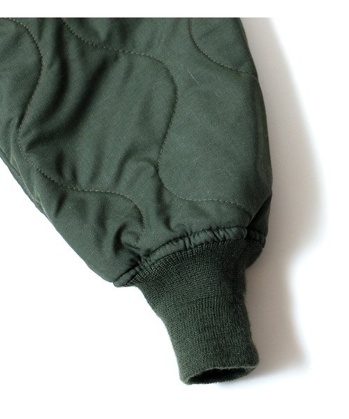 APPLEBUM（アップルバム）の「QUILT LINER JACKET（ミリタリージャケット・メンズ・カーキ・MEDIUM/LARGE/X-LARGE）」の10枚目の写真