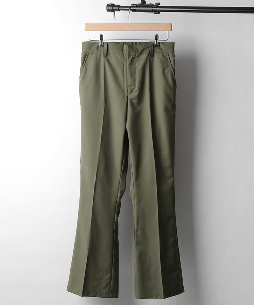 NILWAY（ニルウェイ）の「センタープレスフレアパンツ/スラックス（スラックス・メンズ・ベージュ/カーキ/チャコール/ブルー/ブラック/ブラウン・MEDIUM/LARGE/X-LARGE）」の5枚目の写真