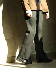 センタープレスフレアパンツ/スラックス