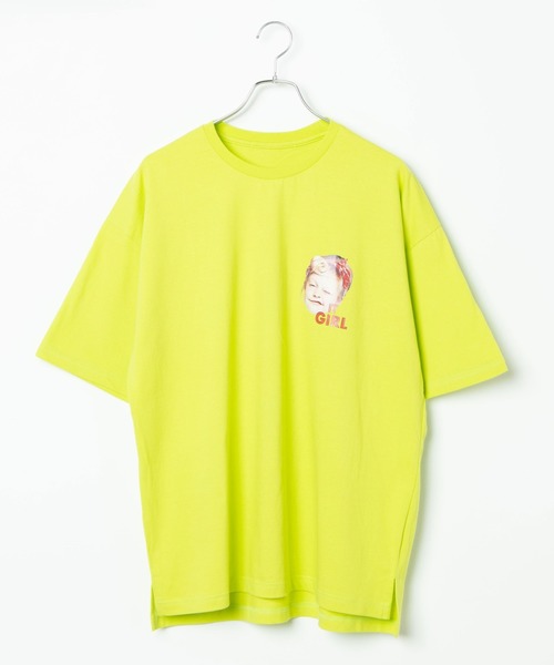 DING(ディング)の「DING/IT GIRL Tシャツ(Tシャツ/カットソー・レディース・ブラック/ホワイト/ライム・FREE)」の7枚目の写真