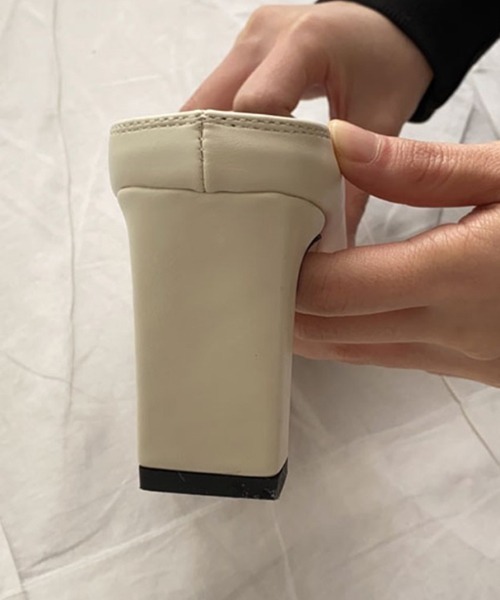 chuclla（チュクラ）の「【chuclla】Square -toe round cut open sandal sb-6 chs12（サンダル・レディース・ブラック/ブラウン/ライトイエロー/オフホワイト/ウィート/グレイッシュブルー/コーラル/モスグリーン/モカ・40/38/39/36/37）」の22枚目の写真