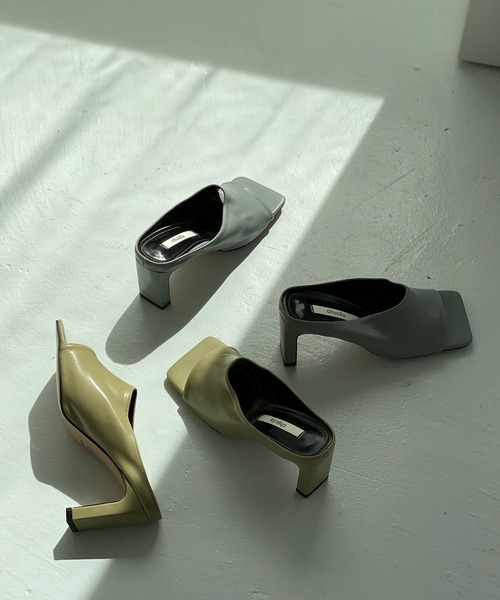 chuclla】Square -toe round cut open sandal sb-6 chs12