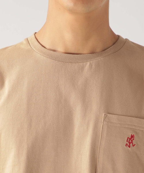 Gramicci(グラミチ)の「【GRAMICCI(グラミチ)】別注ワンポイントポケットS/S TEE(Tシャツ/カットソー・メンズ・ホワイト/ブラック/ベージュ・MEDIUM/LARGE)」の19枚目の写真