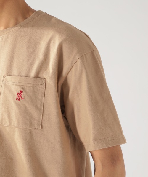 Gramicci(グラミチ)の「【GRAMICCI(グラミチ)】別注ワンポイントポケットS/S TEE(Tシャツ/カットソー・メンズ・ホワイト/ブラック/ベージュ・MEDIUM/LARGE)」の21枚目の写真