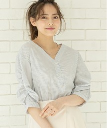 12Twelve Agenda | TCブロード袖ボリュームスキッパーシャツブラウス(シャツ/ブラウス)