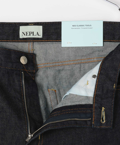 NEPLA. / 'TAPERED BOTANICAL JEANS' デニムパンツ