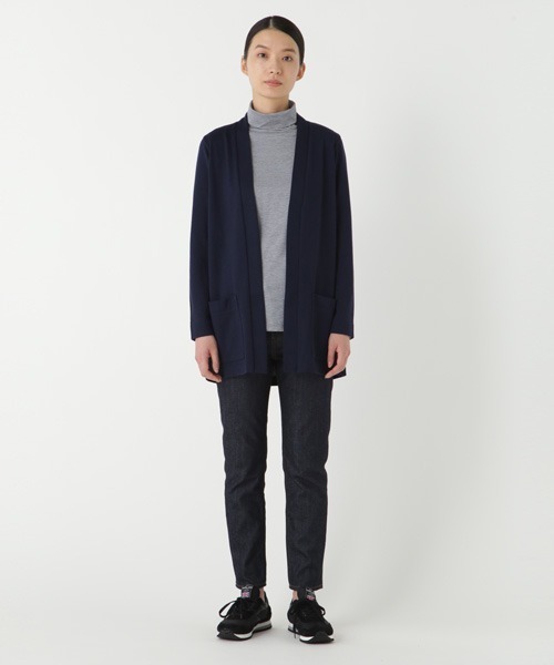 SUNSPEL(サンスペル)の「WOMEN’S VINTAGE WOOL(カーディガン/ボレロ・レディース・ネイビー/チャコール・1/2)」の9枚目の写真