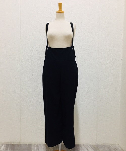 minius(ミニウス)の「ミニウス/サスペンダーサロペット / オーバーオール ロンパース(サロペット/オーバーオール・レディース・ブラック/グレー/モカ・MEDIUM)」の4枚目の写真