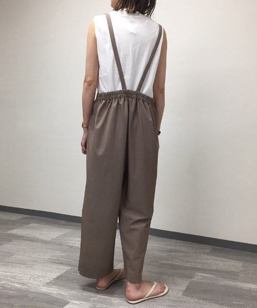 minius(ミニウス)の「ミニウス/サスペンダーサロペット / オーバーオール ロンパース(サロペット/オーバーオール・レディース・ブラック/グレー/モカ・MEDIUM)」の6枚目の写真