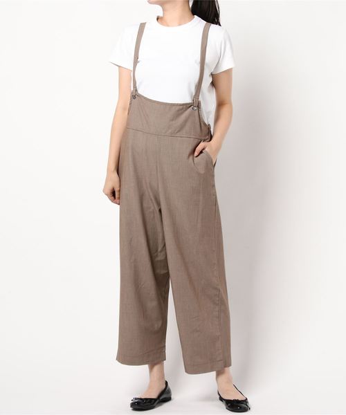 minius(ミニウス)の「ミニウス/サスペンダーサロペット / オーバーオール ロンパース(サロペット/オーバーオール・レディース・ブラック/グレー/モカ・MEDIUM)」の7枚目の写真