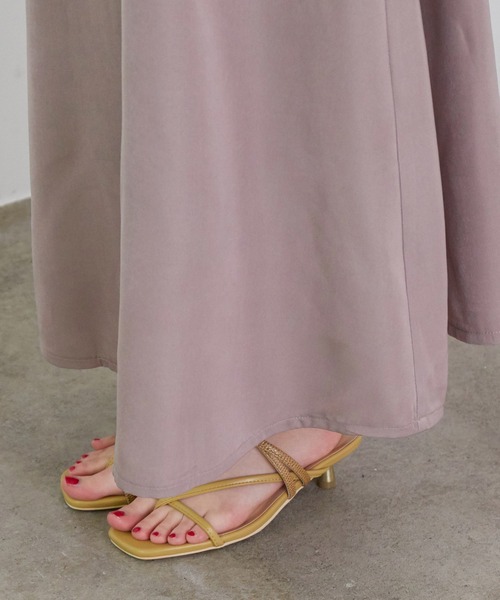 ROPE' PICNIC（ロペピクニック）の「【WEB限定カラー:ピンク】微起毛エプロンキャミワンピース（ワンピース・レディース・チャコールグレー/カーキ/グレー系その他/ピンク系その他2/ワイン・40/38）」の18枚目の写真