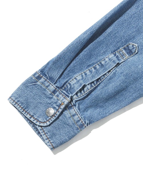 Levi's（リーバイス）の「LEVI'S(R) TYPE1 ウエスタンシャツ ONE ON ONE MENS（シャツ/ブラウス・メンズ・インディゴブルー・S/M/L/XL）」の8枚目の写真