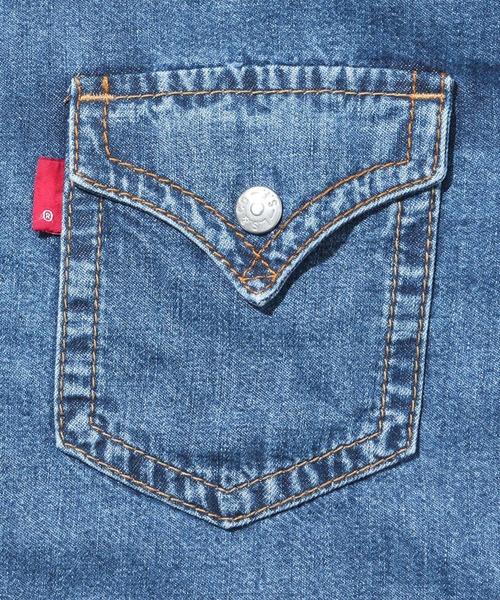 Levi's（リーバイス）の「LEVI'S(R) TYPE1 ウエスタンシャツ ONE ON ONE MENS（シャツ/ブラウス・メンズ・インディゴブルー・S/M/L/XL）」の10枚目の写真