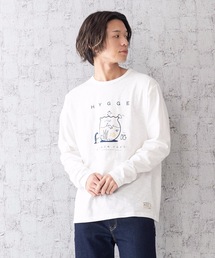 【BLUE STANDARD】スラブロンT 人気のアニマル柄をプリント バックプリント カーボンオフセットアイテム