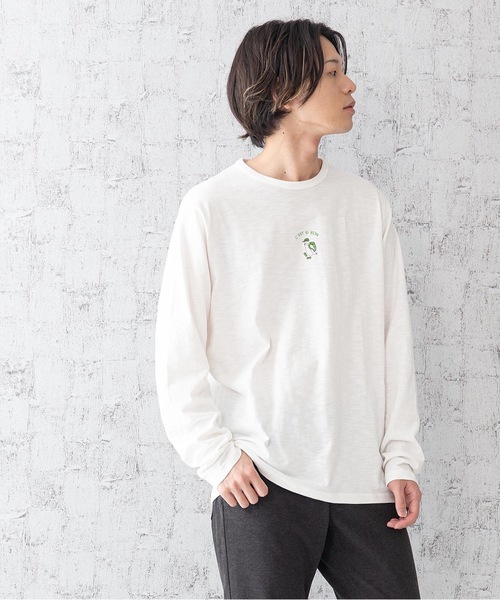 Blue Standard (ブルースタンダード)の「【BLUE STANDARD】スラブロンT 人気のアニマル柄をプリント バックプリント カーボンオフセットアイテム(Tシャツ/カットソー・メンズ・その他1/その他2/その他3/その他4・MEDIUM/LARGE/X-LARGE)」の1枚目の写真