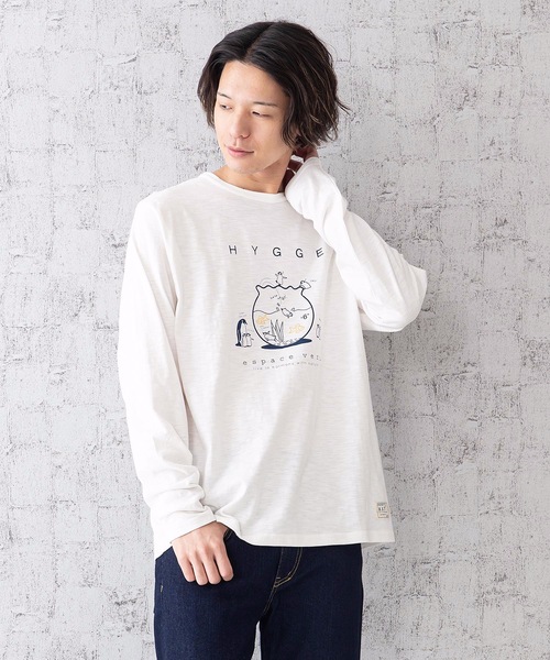 Blue Standard (ブルースタンダード)の「【BLUE STANDARD】スラブロンT 人気のアニマル柄をプリント バックプリント カーボンオフセットアイテム(Tシャツ/カットソー・メンズ・その他1/その他2/その他3/その他4・MEDIUM/LARGE/X-LARGE)」の6枚目の写真