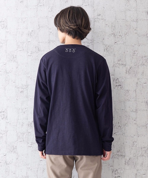 Blue Standard (ブルースタンダード)の「【BLUE STANDARD】スラブロンT 人気のアニマル柄をプリント バックプリント カーボンオフセットアイテム(Tシャツ/カットソー・メンズ・その他1/その他2/その他3/その他4・MEDIUM/LARGE/X-LARGE)」の16枚目の写真