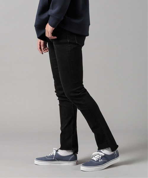 JOURNAL STANDARD relume(ジャーナルスタンダード レリューム)の「Lift hem スキニーパンツ(その他パンツ・メンズ・ブラック/ブルー系その他/ブラックミックス・32/34/28/30)」の2枚目の写真