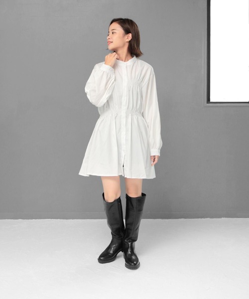 SOROTTO（ソロット）の「ボリュームソールロングブーツ（ブーツ・レディース・ブラック/グレイッシュベージュ/ダークブラウン/アイボリー・S/M/L/LL）」の17枚目の写真