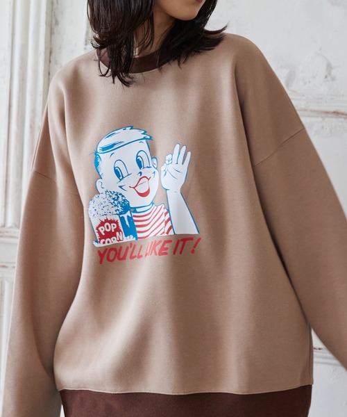 AMERICAN SHOP SIGN(アメリカンショップサイン)の「AMERICAN SHOP SIGN/アメリカンショップサイン 別注 ヘビーウェイトオーバーサイズプルオーバースウェット(スウェット・メンズ・ホワイト/ホワイト系その他/ホワイト系その他2/ホワイト系その他3/ブラック/ブラック系その他/ブラウン/ブラウン系その他/ベージュ/ベージュ系その他/ネイビー/ブルー系その他・M/L)」の10枚目の写真