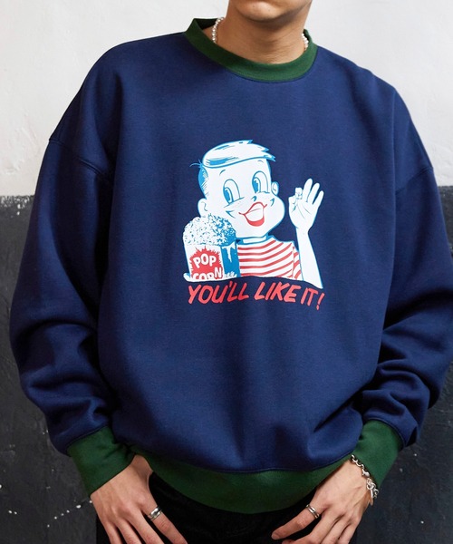 AMERICAN SHOP SIGN(アメリカンショップサイン)の「AMERICAN SHOP SIGN/アメリカンショップサイン 別注 ヘビーウェイトオーバーサイズプルオーバースウェット(スウェット・メンズ・ホワイト/ホワイト系その他/ホワイト系その他2/ホワイト系その他3/ブラック/ブラック系その他/ブラウン/ブラウン系その他/ベージュ/ベージュ系その他/ネイビー/ブルー系その他・M/L)」の12枚目の写真